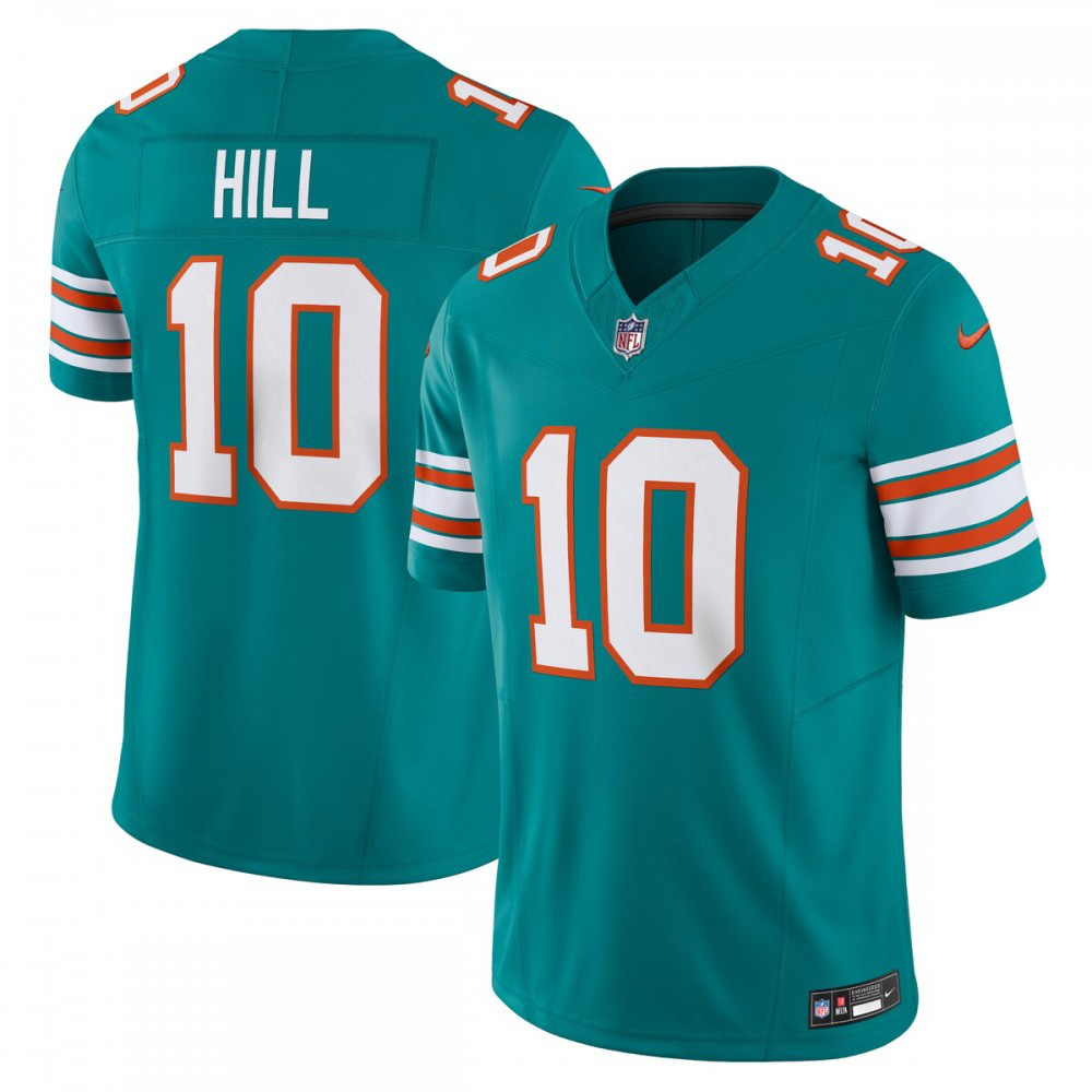 Tyreek Hill Miami Dolphins Nike Vapor F.U.S.E. Limited Jersey - Aqua-GridironStore